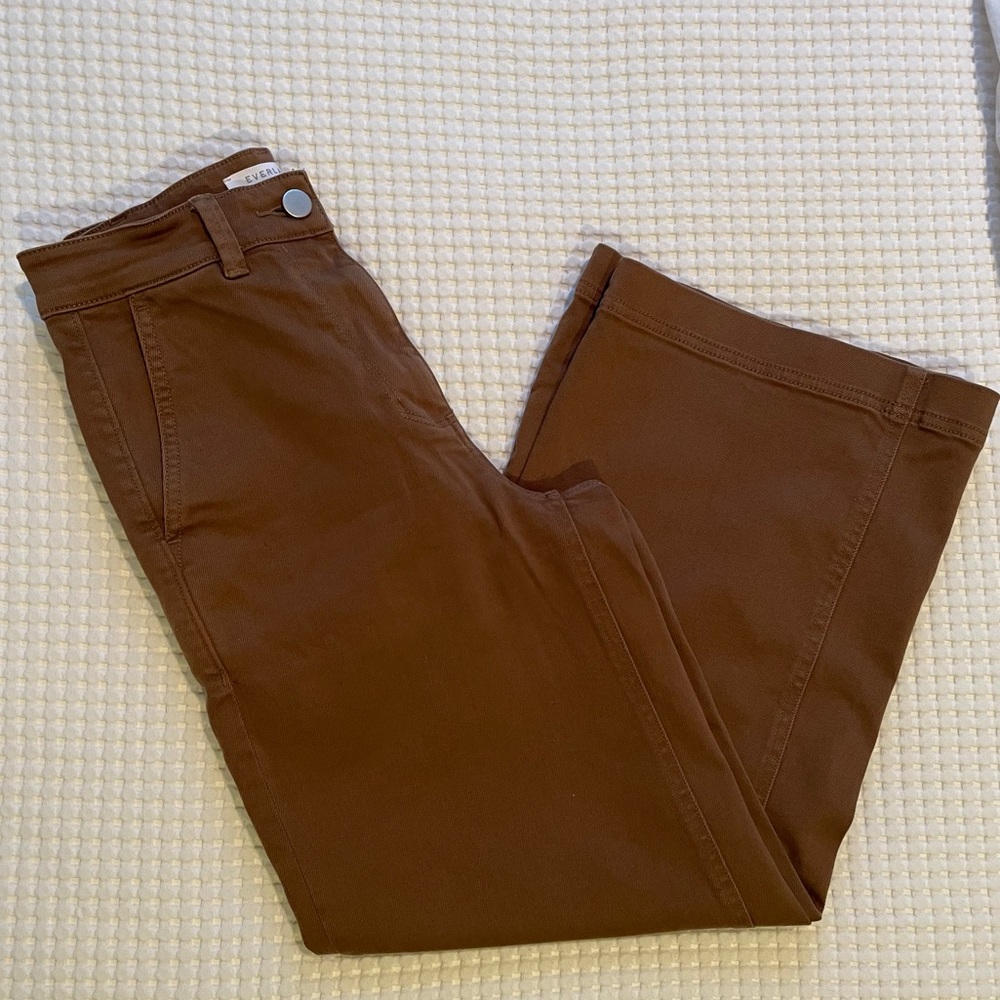 Everlane cropped wide-leg pants